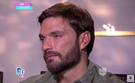 Julián Gil desmiente a Marjorie y llora por su hijo 