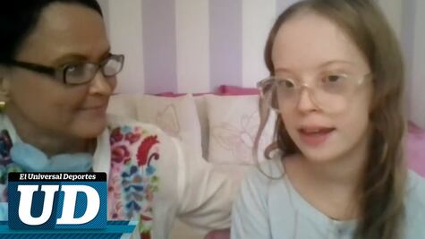 'Bibi' Wetzel, campeona mundial en gimnasia de Síndrome de Down, destaca apoyo de su madre