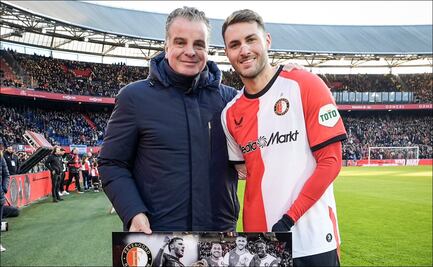 Santiago Giménez cumplió 100 partidos con el Feyenoord; anotó pero su equipo perdió ante el Utrecht