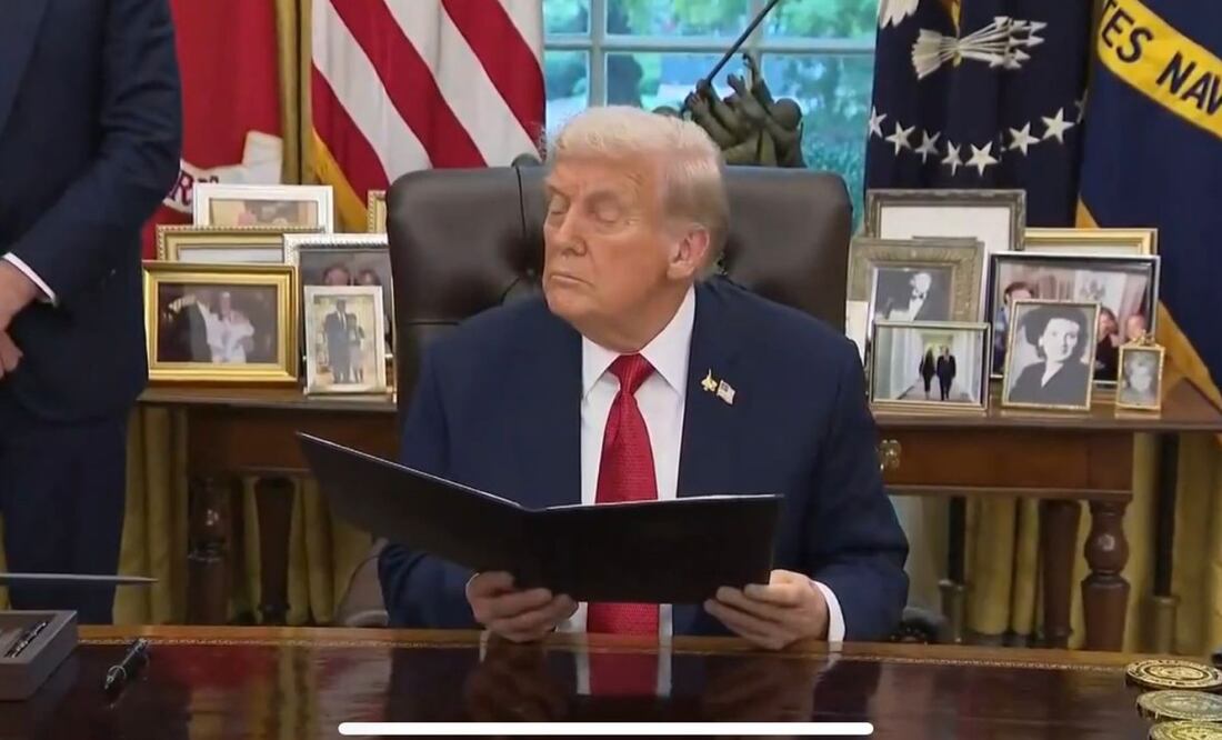 El presidente de Estados Unidos, Donald Trump. Foto: Captura de pantalla