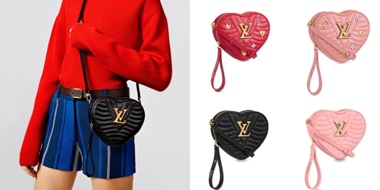 La pieza estrella es el bolso en forma de corazón.