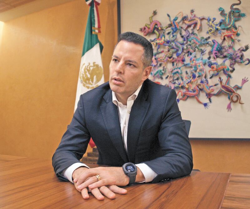 Alejandro Murat Hinojosa exgobernador de Oaxaca y actual senador de la república por Morena FOTOS: EDWIN HERNÁNDEZ. EL UNIVERSAL