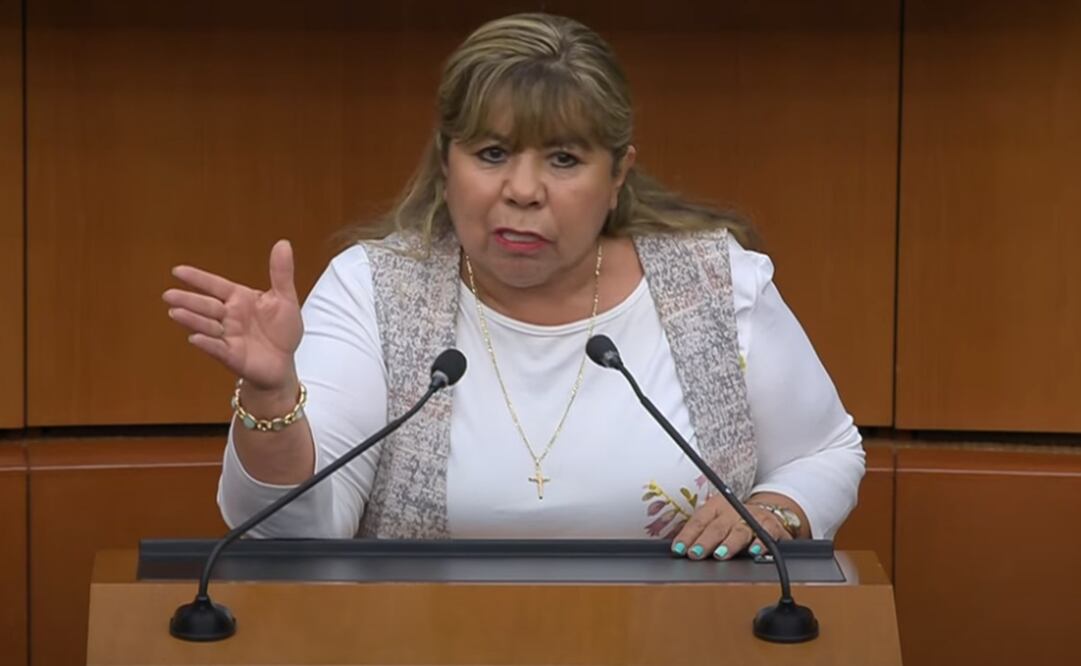 Graciela Gaitán Díaz, senadora del Partido Verde. Foto: Captura de pantalla