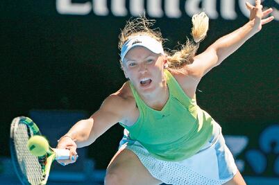 Estoica victoria de Caroline Wozniacki