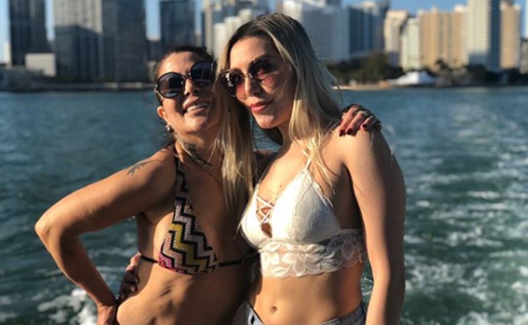 Alejandra Guzmán compartió una imagen junto a su hija Frida Sofía FOTO: INSTAGRAM