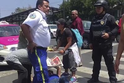 Reportan derrumbes por sismo en CDMX y Morelos