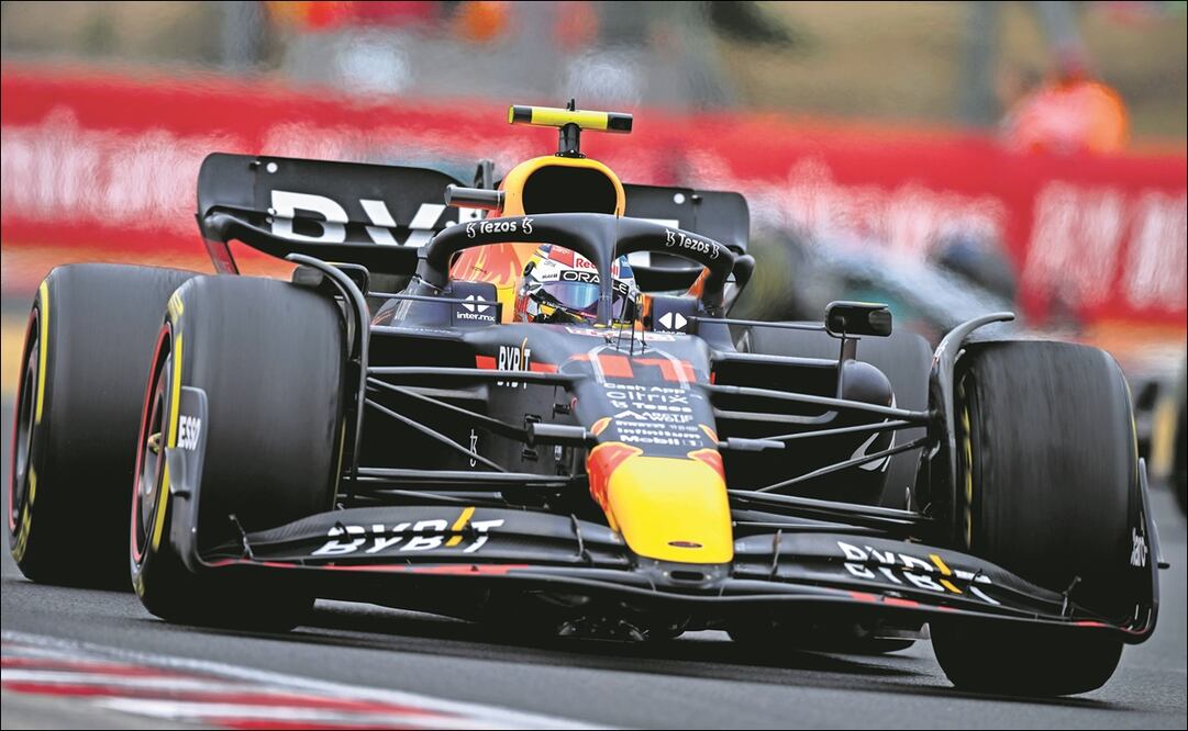 Checo Pérez en el Hungaroring en 2022 - Foto: EFE