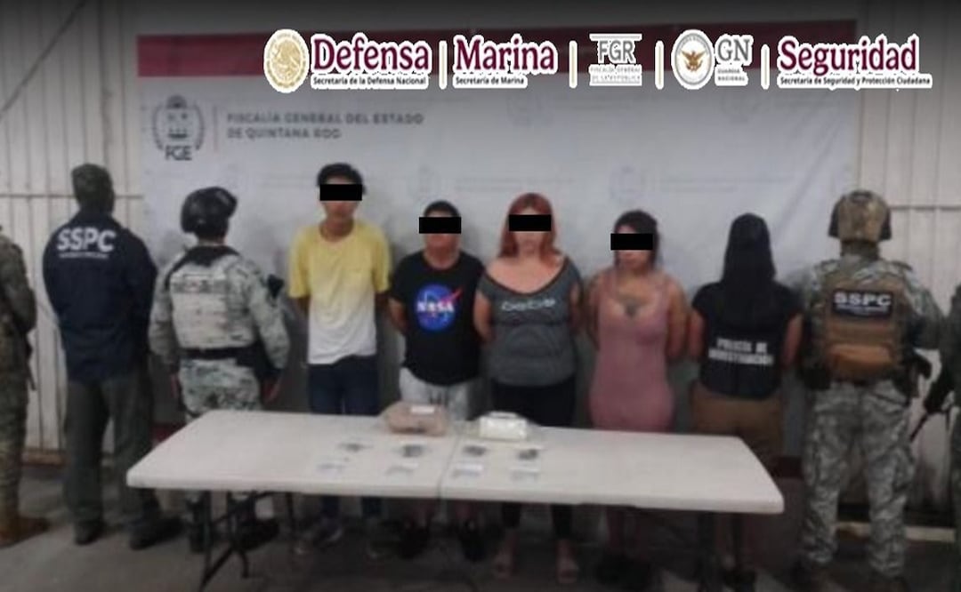 En Quintana Roo, las instituciones del Gabinete de Seguridad realizaron tres cateos y detuvieron a 11 personas generadoras de violencia. Foto: Especial