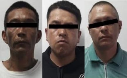 Detienen a 3 hombres en Neza; son acusados de extorsionar a comerciantes con violencia