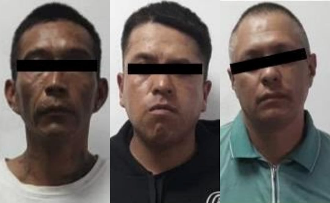 Detienen a 3 hombres en Neza acusados de extorsionar comerciantes. Foto: especial
