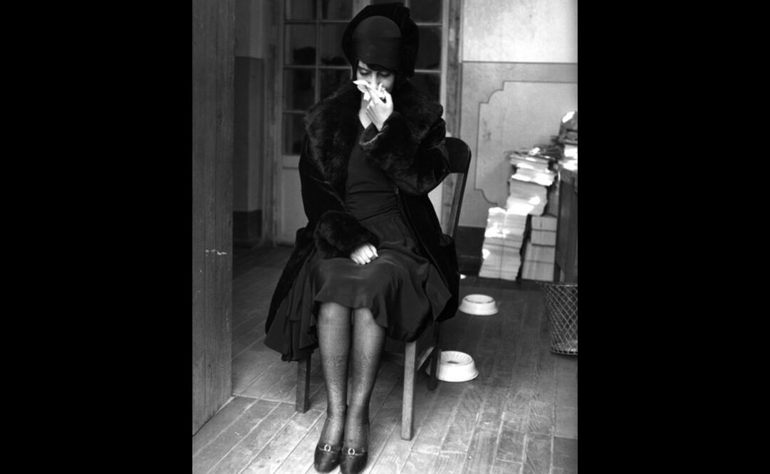 María Teresa de Landa durante su proceso judicial. Foto: Casasola: Fotógrafo vía Mediateca INAH