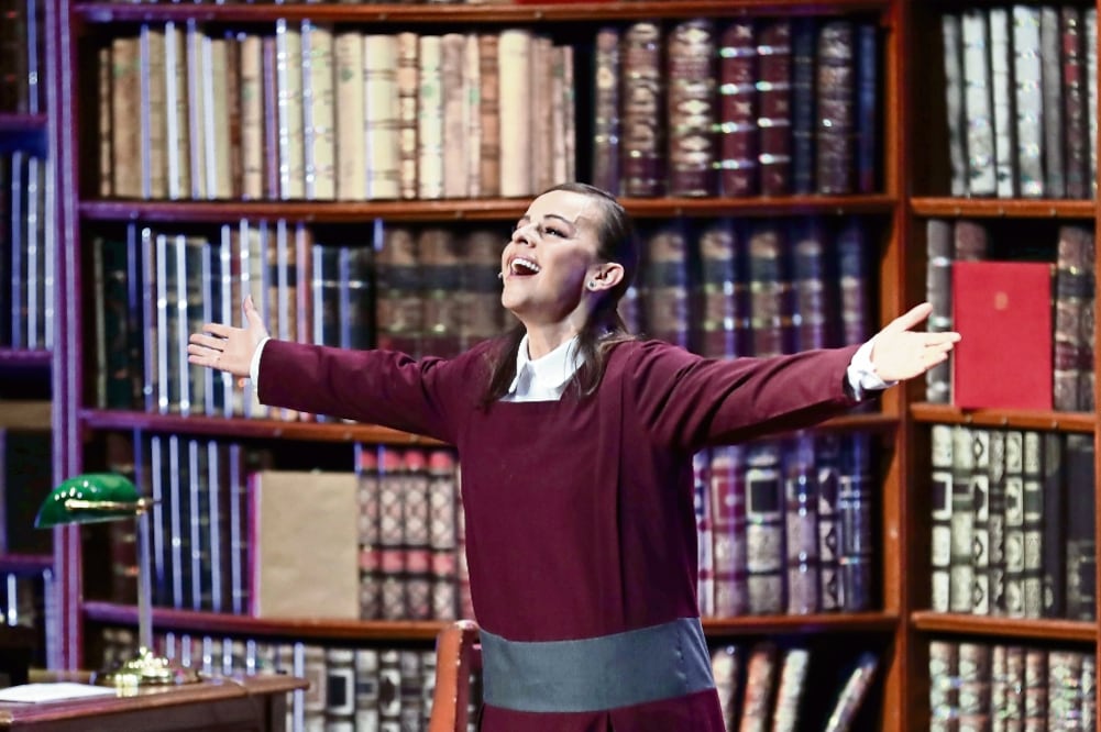 Paola Gómez protagoniza al personaje femenino de la puesta, Jerusha. (JUN CARLOS REYES. EL UNIVERSAL)