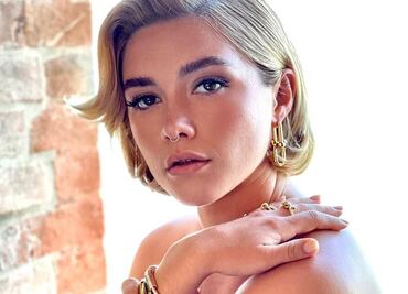 Florence Pugh vuelve a sorprender con un look con transparencias