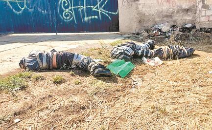 Hallan 3 cuerpos embolsados en Ozumba
