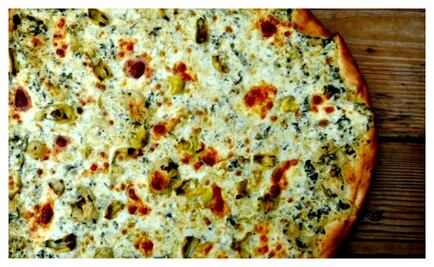 Deliciosa Pizza Blanca