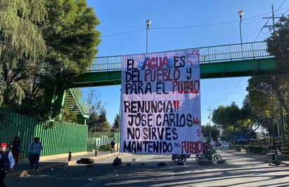 Se cumplen 4 días de bloqueo en San Gregorio Atlapulco, Xochimilco contra obras de Sacmex