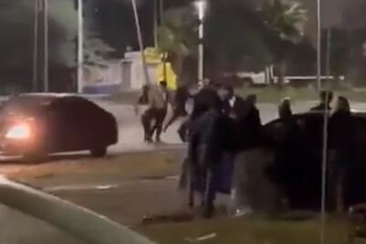 VIDEO: Discusión por robo de celular termina en riña y atropellamiento masivo; mueren madre y su bebé en NL