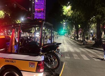 Mega Rodada del Terror: SSC remite al corralón 86 motos