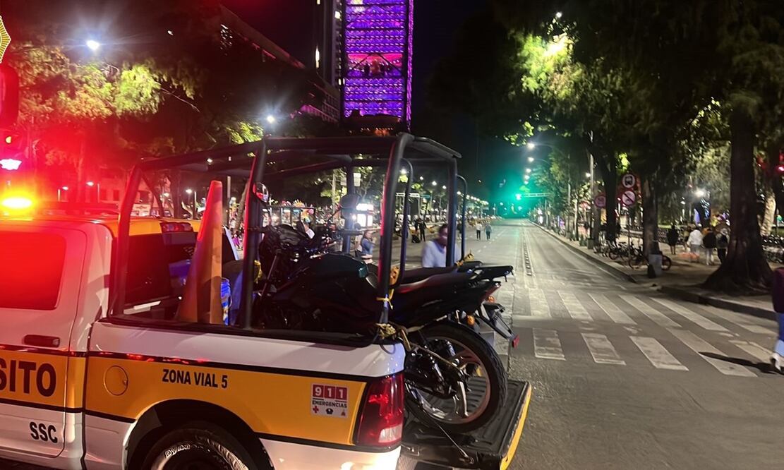 SSC realizó un operativo por la Mega Rodada del Terror. FOTO: Especial/EL UNIVERSAL/