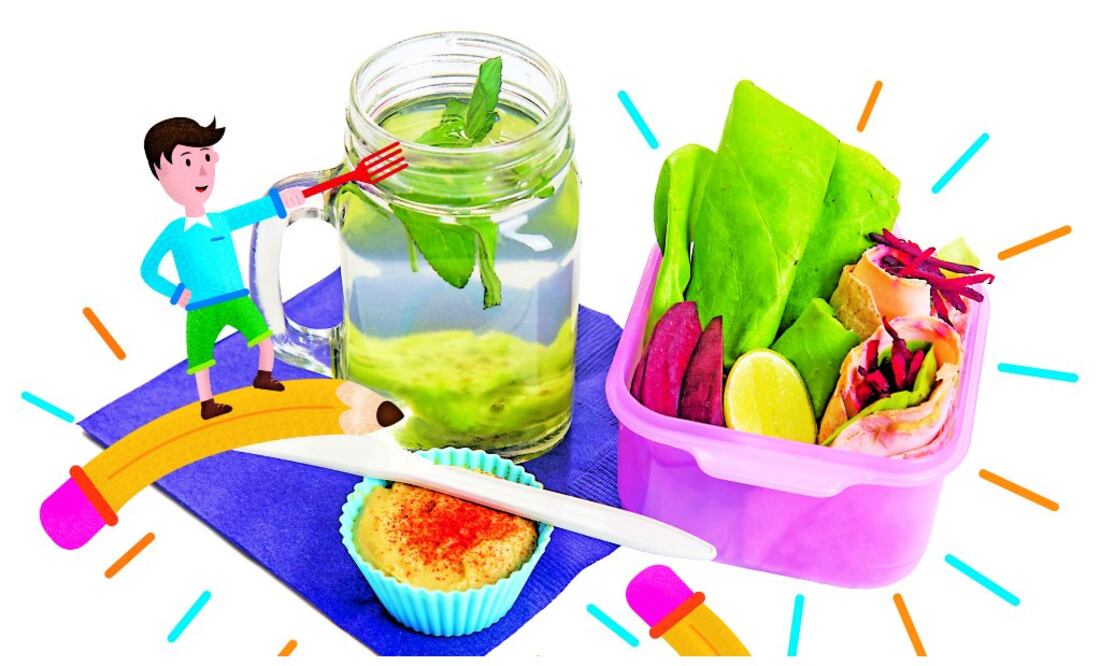 Wrap de pechuga de pavo y agua de tuna (foto: Alan Carranza / ilustración: Xóchitl Durán)