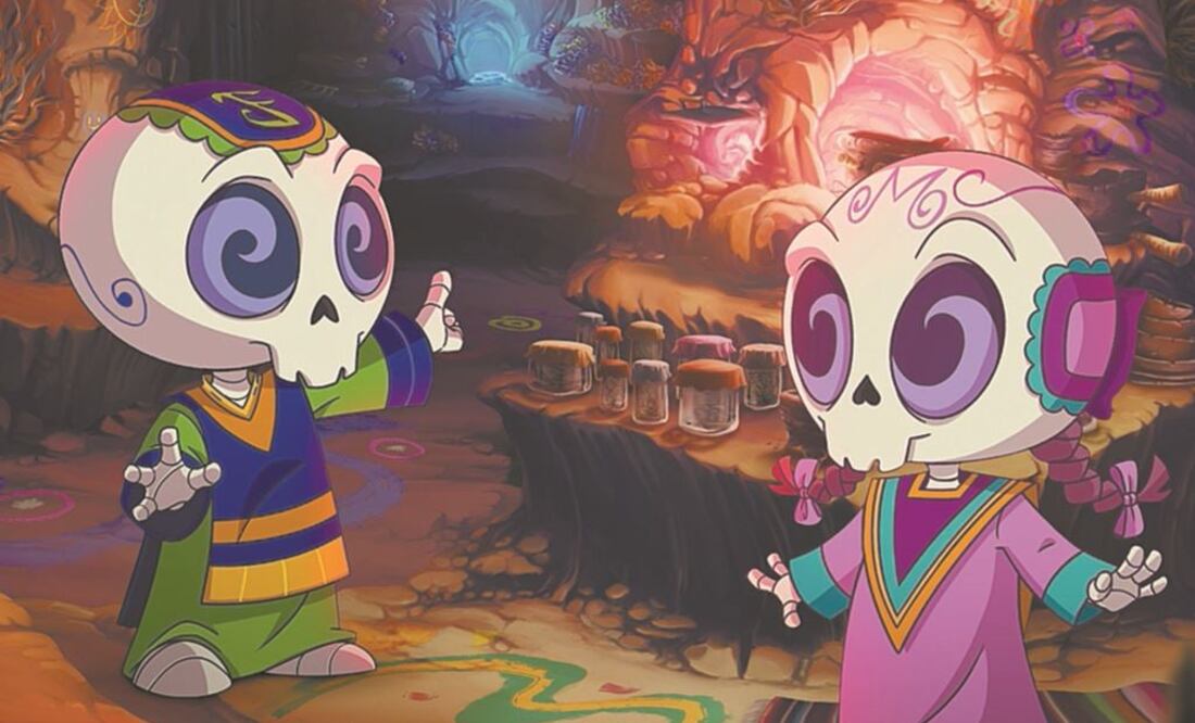 Finado y Moribunda se enfrentarán a unos diablitos. Foto/D.R.© ÁNIMA ESTUDIOS S.A.P.I DE C.V