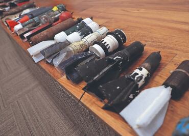 Narco refuerza división de explosivos con coheteros