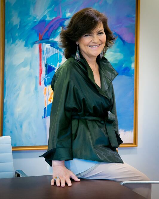 En la foto: Carmen Calvo, Vicepresidenta del gobierno español. CORTESÍA MINISTERIO ESPAÑOL DE LA PRESIDENCIA