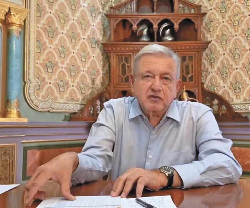 Señalamientos. El presidente López Obrador dijo que hay una campaña de los medios de comunicación contra su gobierno. Foto: TOMADA DE VIDEO