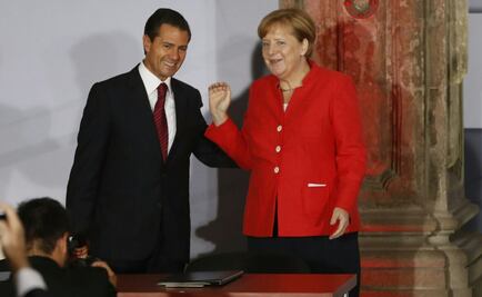 México y Alemania comprometidos con el comercio libre: Merkel