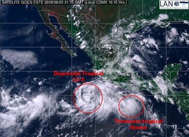Se forma tormenta tropical “Ileana” en el Pacífico