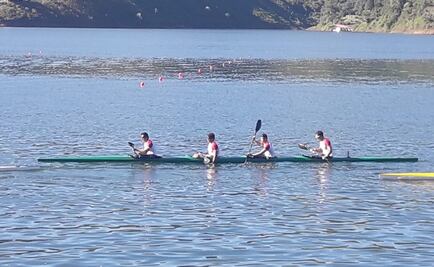 Equipo varonil de canotaje gana oro en Barranquilla