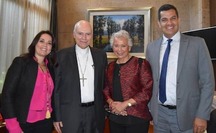 Sánchez Cordero se reúne con cardenal; tocan tema de derechos humanos