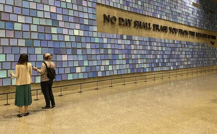 Muro azul, el lugar de descanso de las víctimas sin identificar de los ataques terroristas del 11-S
