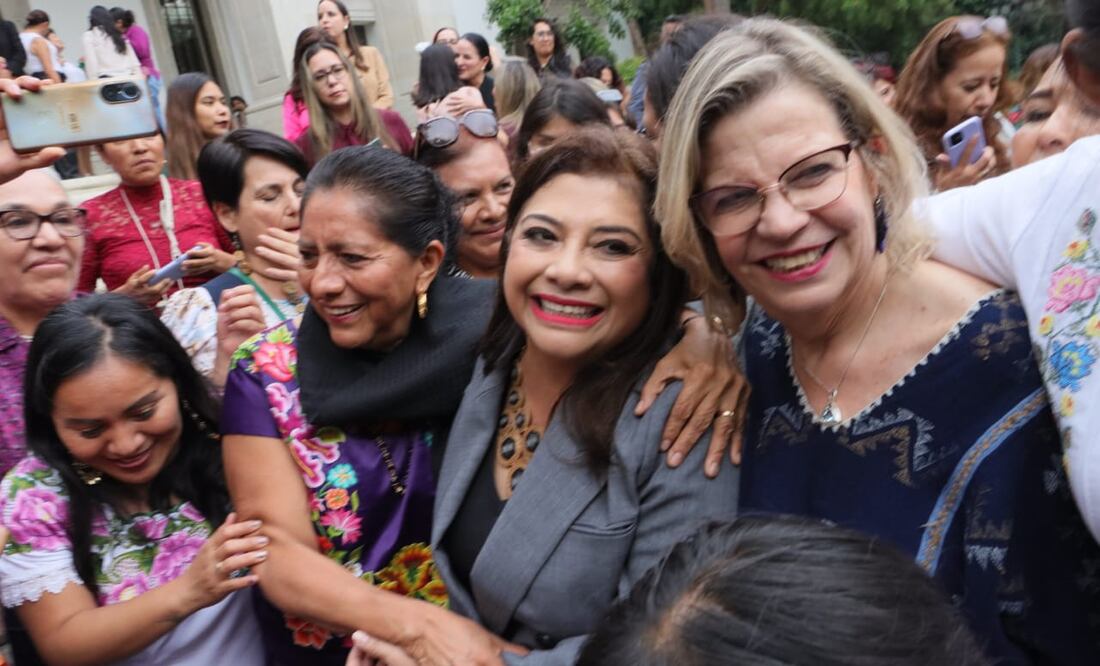 Clara Brugada destacó la creación del Sistema Público de Cuidados en CDMX para hacer justicia “sustantiva” a las mujeres. (Foto: especial)