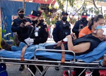 Balean a abuelito tras intentar asaltarlo en sucursal bancaria de CDMX