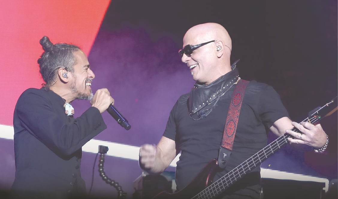 Rubén Albarrán acompañó a Zeta Bosio en “La cúpula”. FOTOS: VALENTE ROSAS. EL UNIVERSAL