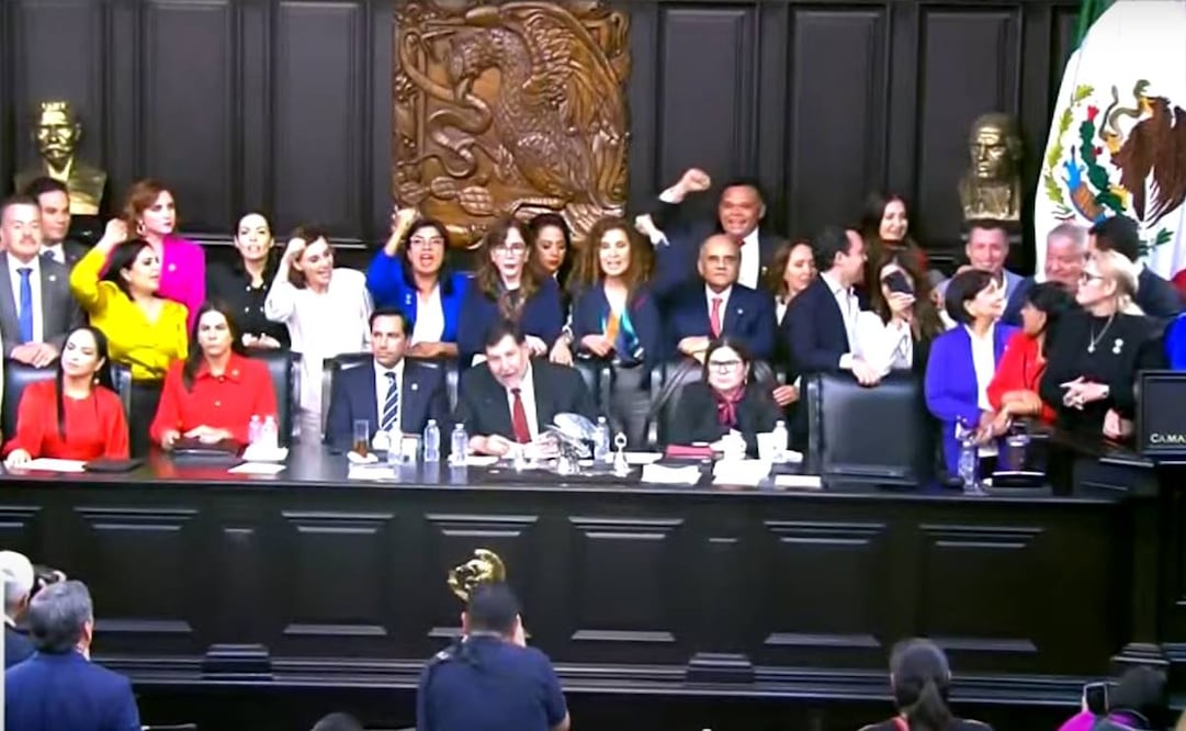 Al grito de "resistencia" panistas se pronuncian en contra de la reforma judicial. Foto: Captura de pantalla