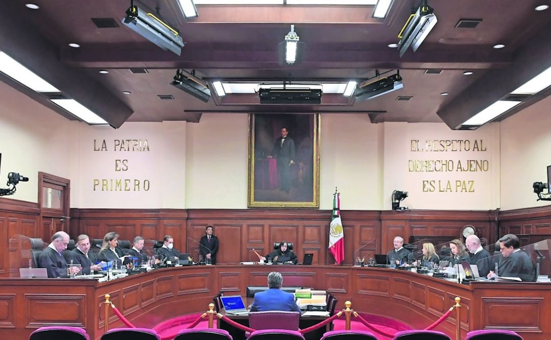 El pleno de la Suprema Corte de Justicia de la Nación desechó el incidente de recusación con el que la Consejería Jurídica del Ejecutivo Federal pretendía impedir al ministro ponente Alberto Pérez Dayán participar en la discusión del plan B, Foto: Especial