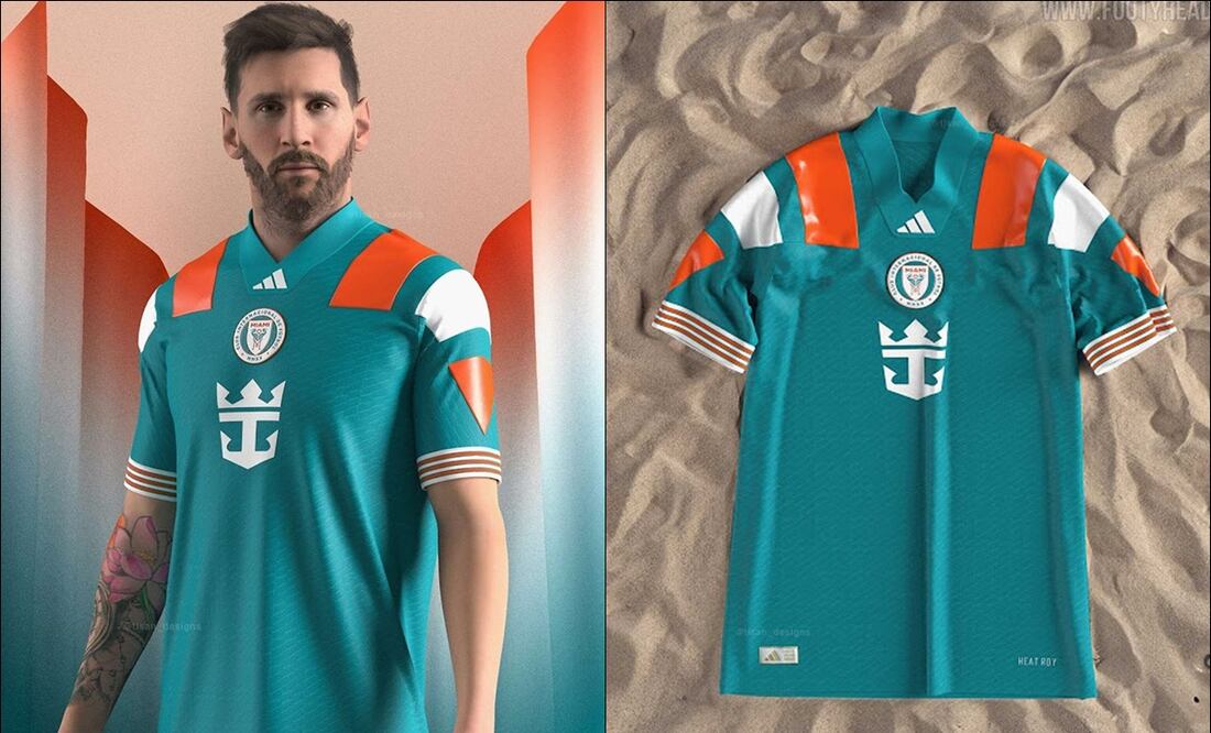 La supuesta nueva camiseta del Inter Miami / Foto: Especiales