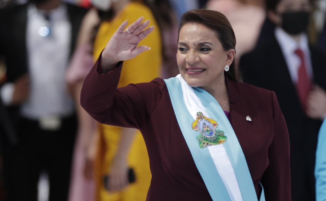 La presidenta hondureña Xiomara Castro. Foto: EFE