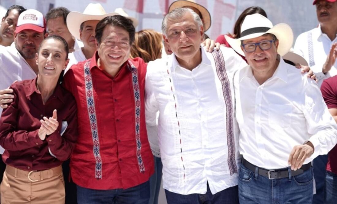 Queda fuera de la sanción el canciller Marcelo Ebrard. Foto: Twitter @mario_delgado