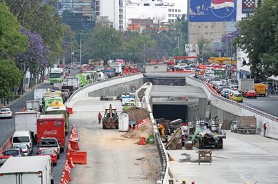 Abren tres de 10 confinamientos por doble túnel en Mixcoac