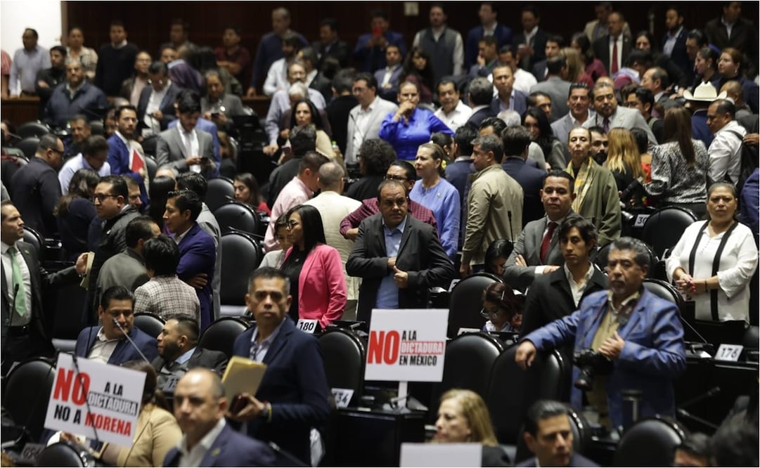 Discuten en Diputados "supremacía constitucional". 30 de octubre del 2024. Foto: Carlos Mejía/EL UNIVERSAL