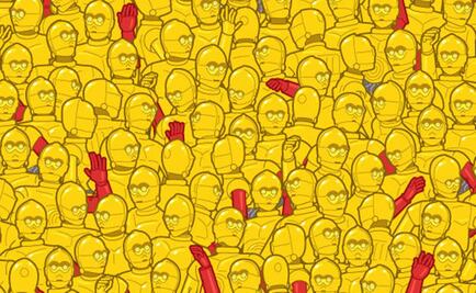 Reto. Encuentra al Oscar entre C-3PO