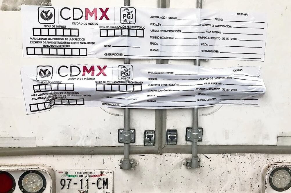 La unidad de la Sedeso fue remolcada a una agencia del Ministerio Público para iniciar con las indagatorias y deslindar responsabilidades. Foto: ARCHIVO EL UNIVERSAL