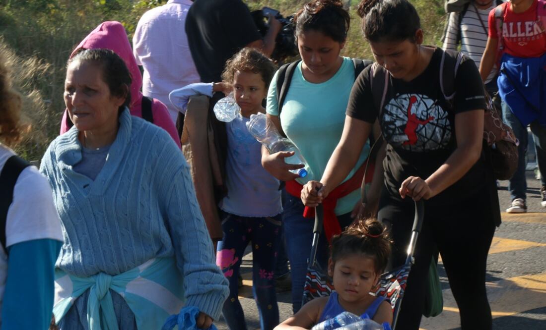 Caravana migrante. Foto: María de Jesús Peters/EL UNIVERSAL