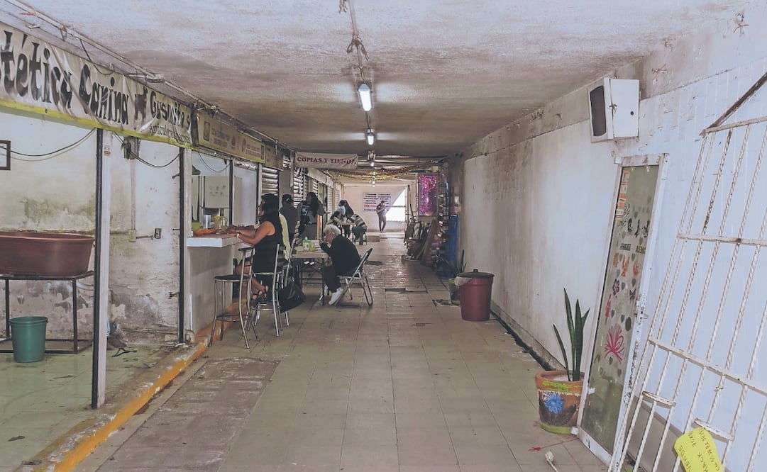 Se desalojarán las áreas de comercio en los pasos a desnivel de Calzada de Tlalpan para ser rehabilitadas. Foto: de OSMAR ALVARADO. EL UNIVERSAL