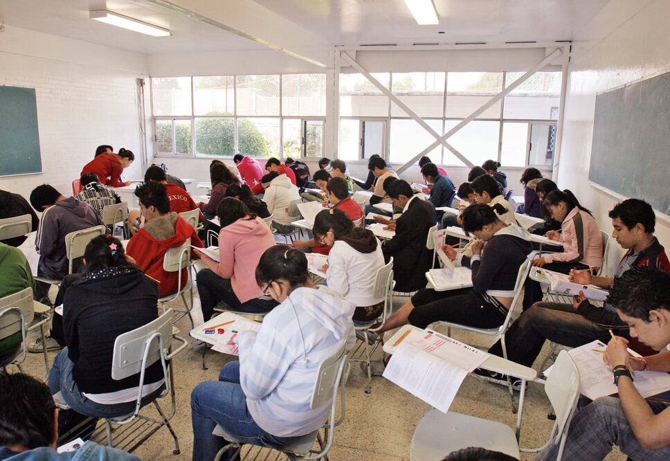 Examen de ingreso al bachillerato. Foto: Archivo