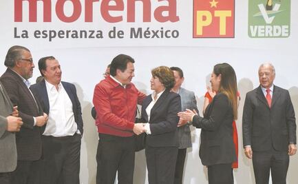 ...Y coalición en Edomex se afianza con Delfina