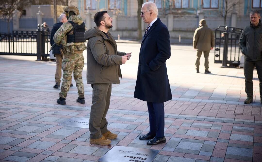 Joe Biden sorprendió con visita exprés a Kiev, Ucrania. / Foto: AFP